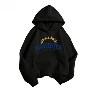 Twisted Tea Hoodie - Hard Iced Tea Logo Design - Cozy Unisex Hoodie for Casual Wear - For Men And Women - Team BDK Menswear Sweatshirts Tops Pullover Long Sleeve