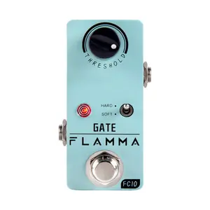 FLAMMA FC10 Noise Gate Pedal Noise Killer Guitar Pedal Noise Suppressor Effect 2 Modes for Electric Guitar and Bass True Bypass