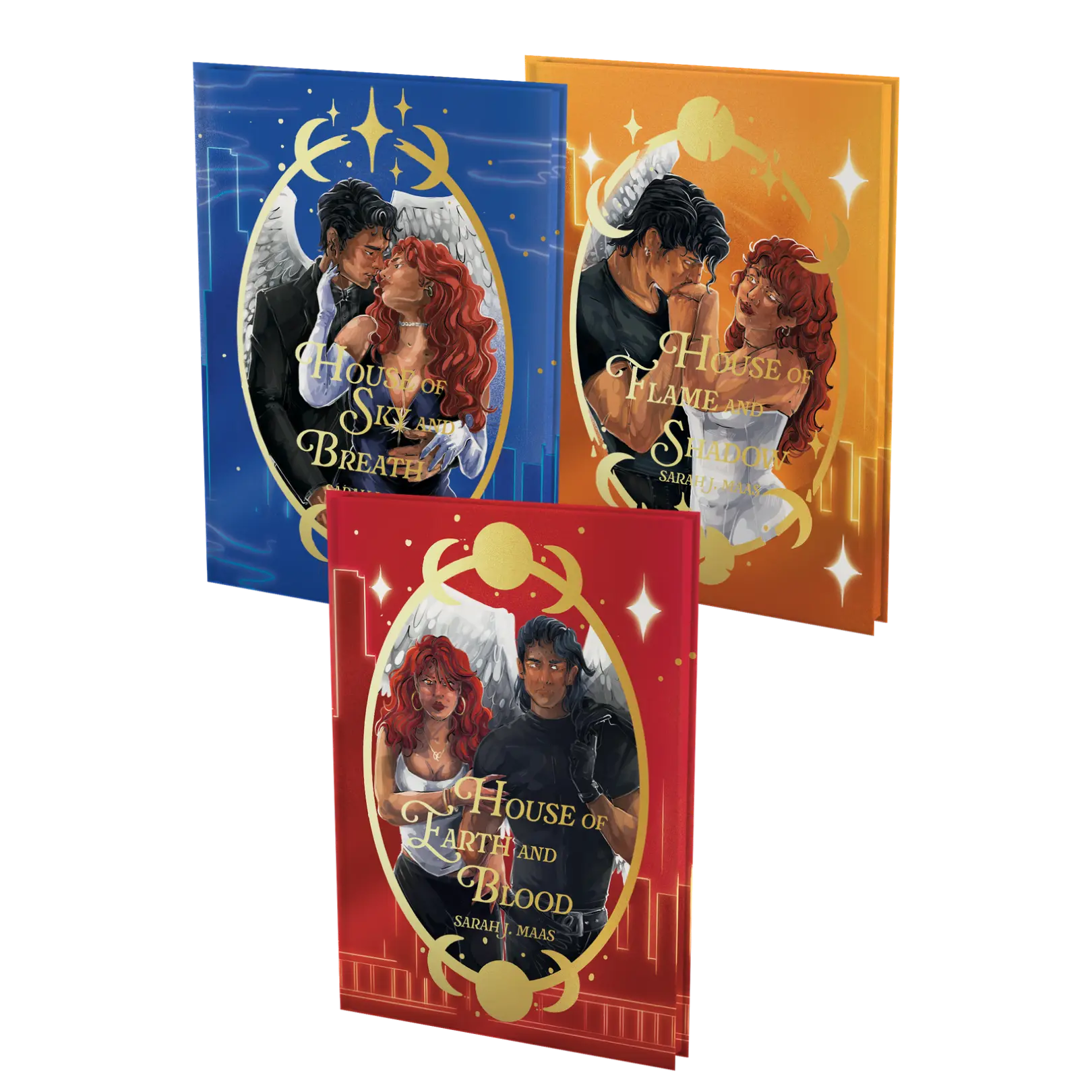 Crescent City Dust Jacket Set - Character Artwork