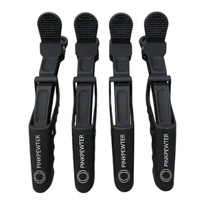 Professional Crocodile Grip No-Slip Sectioning Clips - 4pc