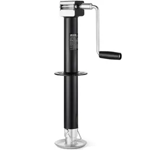 VEVOR 5000 lbs A-Frame Trailer Jack, 15-Inch Vertical Travel, Trailer Lift Jack with Adjustable 7-Level Drop Leg Drill Socket, Cordless Drill Compatible, Suitable for RV, Utility, Yacht Trailers