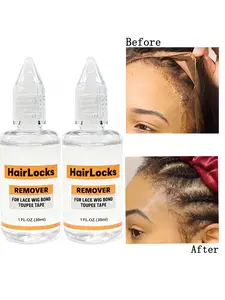 2 Bottles 60ML Wig Glue Remover, Hair Extension Adhesive Dissolver, Bio Scalp Lace Wig Stripper, Easy Removal Gel Solution