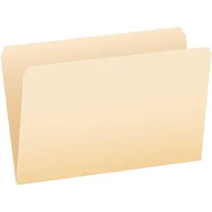 753 Straight Cut Top Tab Legal Size Manila File Folders, Box of 100