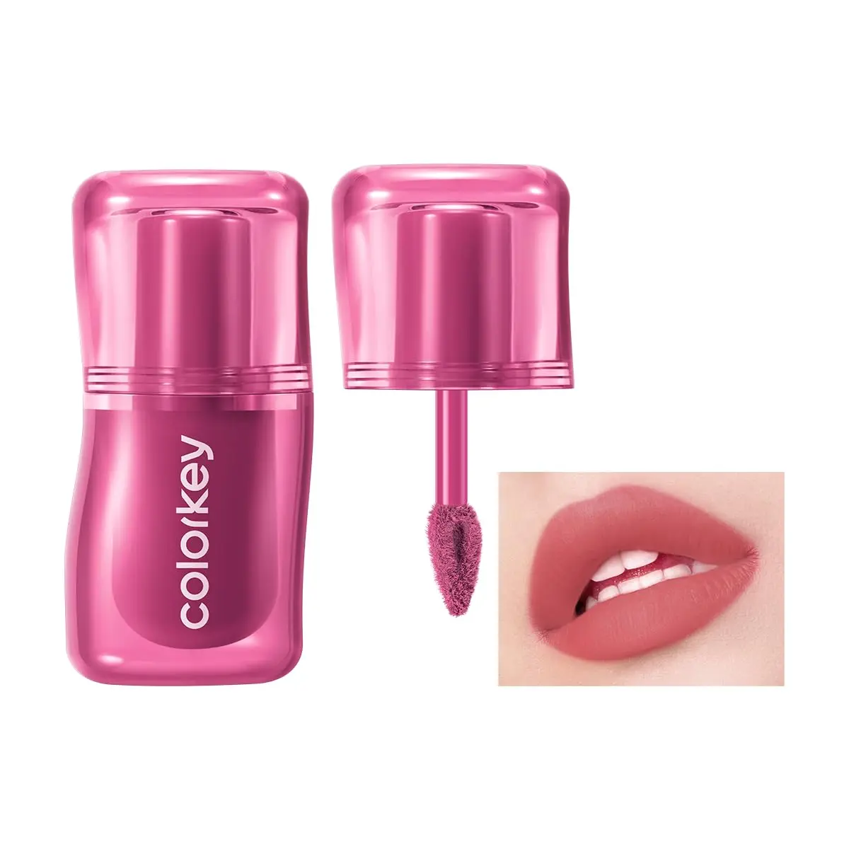 Milk Fog Lip Mud, Hydrating & Long-Lasting Lip Mud with Soft Matte Finish, Non-Sticky, Moisturizing, Smudge-Proof, Suitable for All Skin Tones, Enriched with Natural Ingredients (M01)