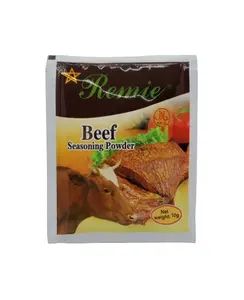 Remie Meat Spice, Beef Seasoning Powder (Pack of 10, 10g Each)