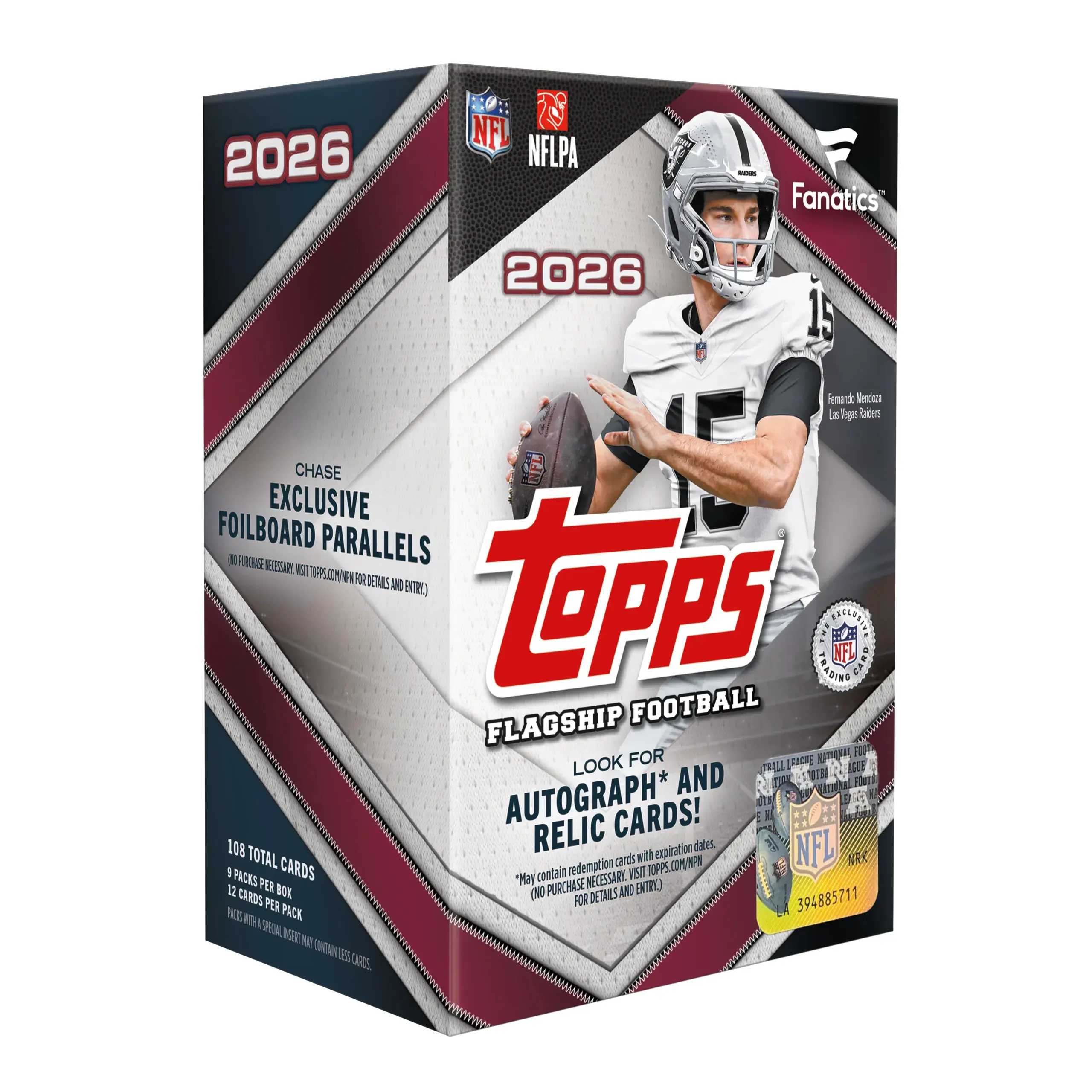 2026 Topps Flagship Football Sealed Blaster Box