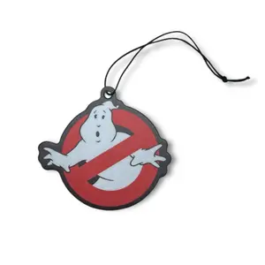 Ghostbusters Hanging Car Air Freshener-Tropical Fruits Scent, Odor Eliminator, Room Freshener, Natural Air Freshener, Pet Odor Neutralizer, Long-Lasting Freshener, Eco-Friendly Air Freshener, Smoke Odor Eliminator