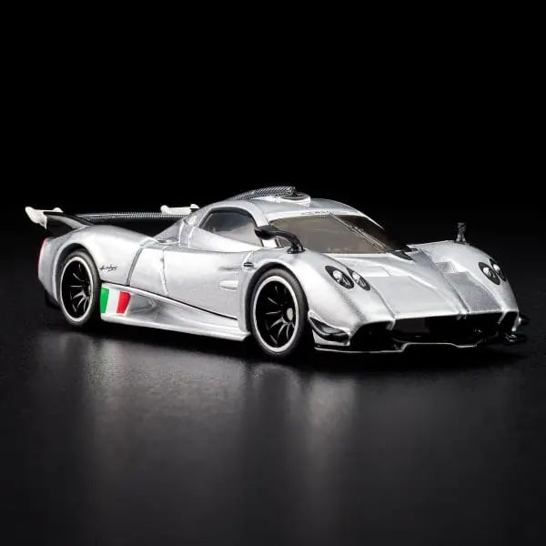 Hot Wheels RLC Exclusive '21 Pagani Huayra R Naturally Aspirated V12-R Hypercar Model Car Toy Vehicle - Metal Build, Exhaust Feature, 6-8 Years/ages 6+ Target Age, Acrylic Details, Light Smoke-Tinted Accents, 9000 rpm Beauty, for Car Enthusiasts