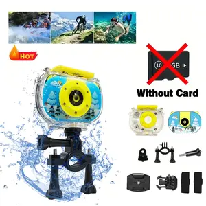 Childrens Portable Underwater Digital Camera Simple Operation Waterproof Shell Protection Perfect for Kids Water Fun and Family Outdoor.