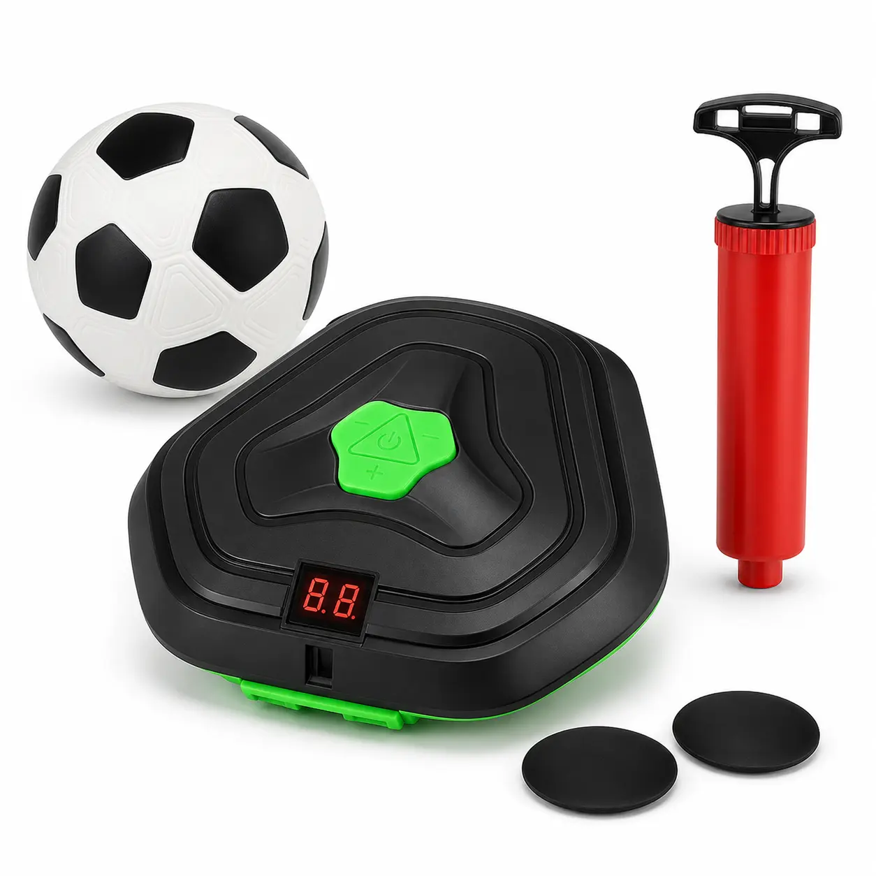 Smart Soccer Training Robot with Auto-Tracking Sensor Ball, LED Score Display & 3 Speed Modes, Complete Indoor Soccer Game Kit for Kids