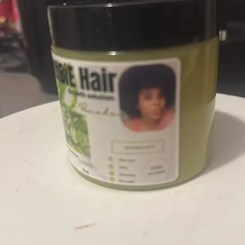 100% Organic Hair Pomade - 6 oz Unisex Haircare Product with Gentle Fast-Growth Formula for Effective Thickening, Strengthening, Repairing Dry Hair