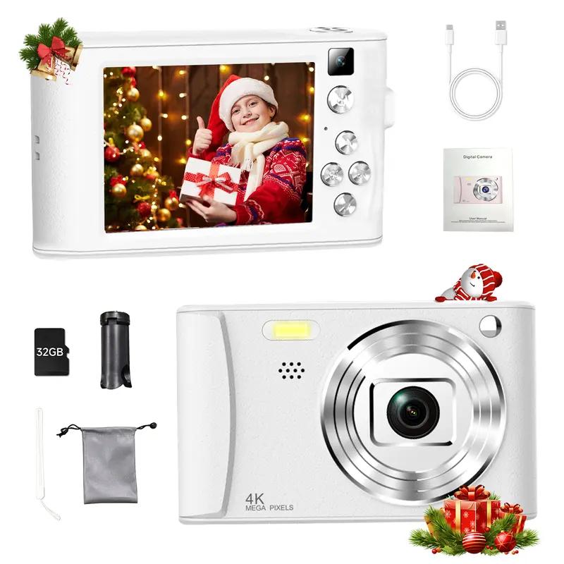 HD digital camera, 3.0 inch LCD screen rechargeable camera, 1080P, with 64G card, 800mAh, support selfie mode, take photos, record videos, portable camera for beginners, Thanksgiving, Christmas and New Year gifts Durable Man Pink,camera cheap