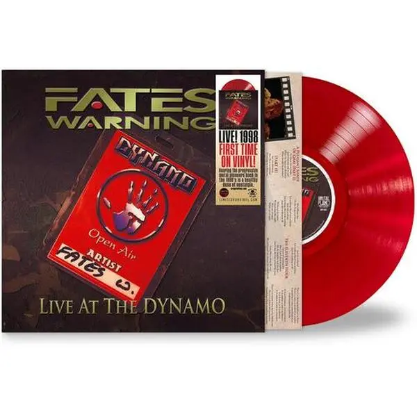 Live At The Dynamo - Crimson Red - Fates Warning - Record Album, Vinyl LP