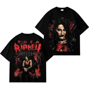 🤼‍♀️🔥 RHEA RIPLEY V3 "MAMI" GRAPHIC T-SHIRT – Judgment Day Wrestling Fan Tee, Vintage Gothic Style Shirt, Women’s World Champion WWE Superstar Streetwear Top, Unisex Cotton Oversized Fit, Retro Wrestling Merch, Gift for Fans & Collectors