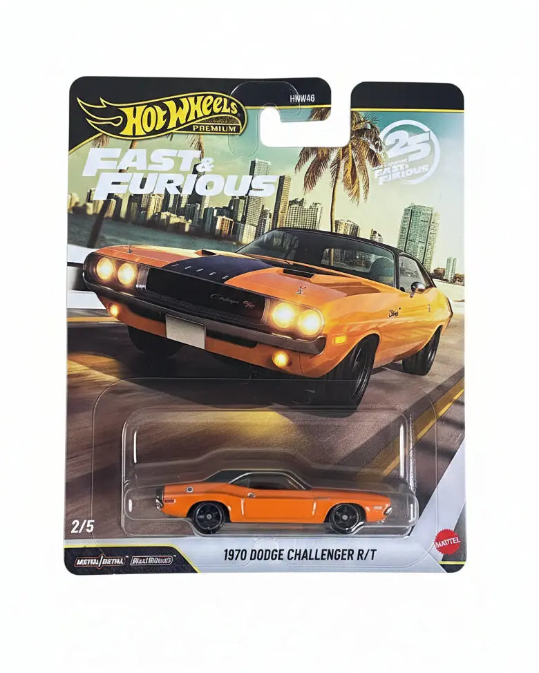 Hot Wheels 1/64 FAST & FURIOUS 1970 DODGE CHALLENGER R/T