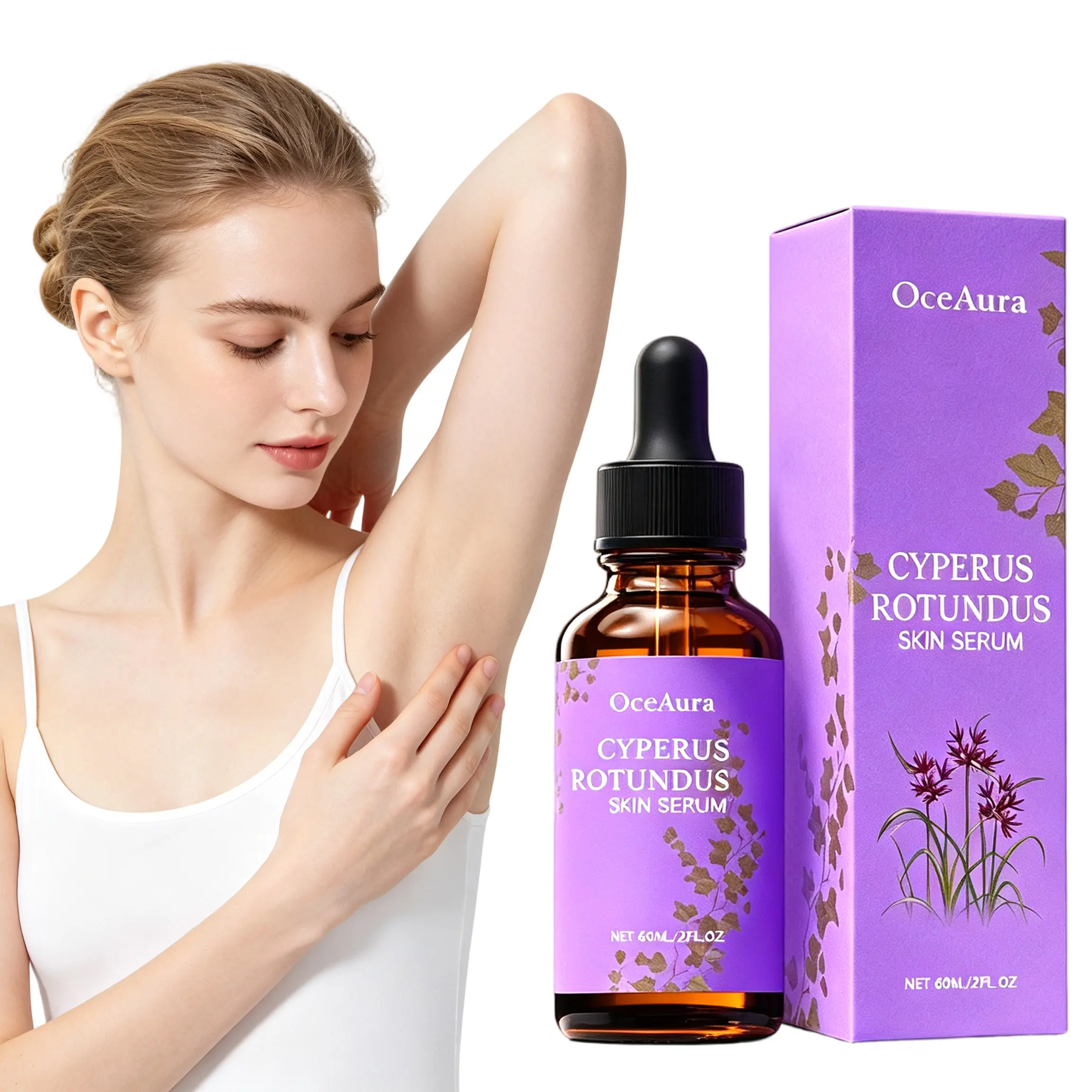 Hair Growth Inhibitor Serum, a Soothing Post-Shave Hair Removal Solution to Reduce Regrowth & Dark Spots for Face, Bikini Line & Body, 60ml, Bikini Line Smooth, Skin Serum, Smooth Legs, Full-Body Safe, Dark Spot Fade, Reduces Regrowth, Liquid, Butylene Gl