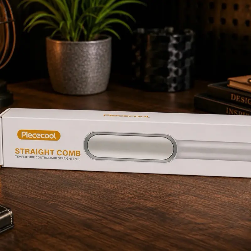 PIECECOOL Straight Comb for Daily Hair Grooming, Durable Plastic Hair Styling Tool