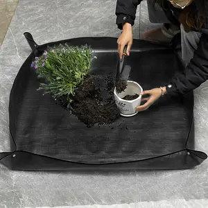1Pcs pack, thickened waterproof plant potting mat, Indoor planting, for indoor plant transplantation and control dirty, portable gardening mat, balcony potting and soil changing