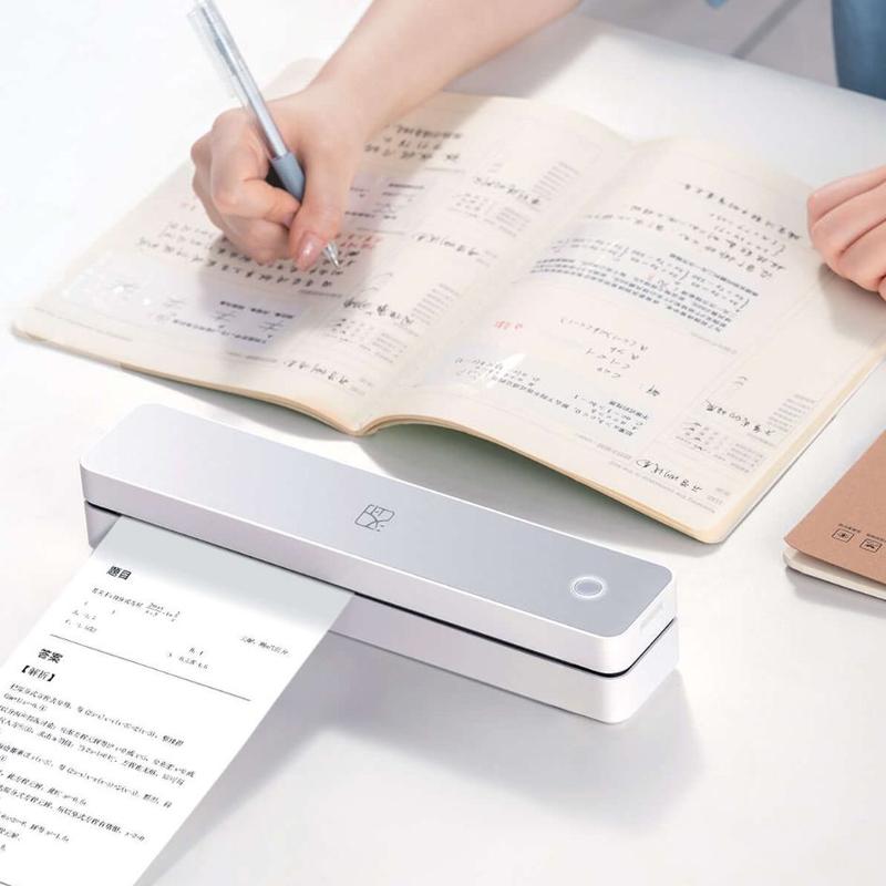 Hanyin MT610/MT820 Compatible A4 Thermal Folding Paper - Black Label, Non-tear Edges, 200 Sheets per Pack, BPA-Free