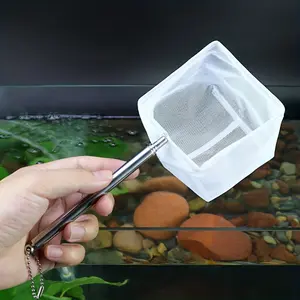 Expandable stainless steel aquarium net - ideal for fish and shrimp, durable stainless steel - suitable for aquarium owners - suitable for cleaning and fishing - a great gift for fish lovers - Aquarium Equipment, Aquarium Gear
