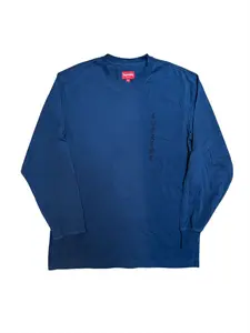 Supreme Longsleeve Tee 'Blue'