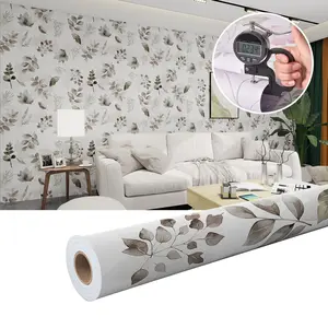 Vintage Floral Peel and Stick Wallpaper for Home Décor, Easy to Remove and Apply, Waterproof Design with Branches and Flowers, Ideal for Kitchen Bedroom and Living Room Decoration, Self Adhesive Wallpaper