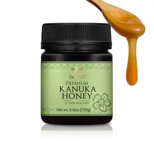 BEENZ Raw Kanuka Honey - Pure New Zealand Honey, No Sugar Added, Natural Sweetener & Superfood for Wellness and Skin Care Support - Subtle sweet butterscotch with hints of floral flavor.