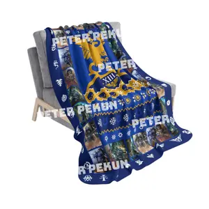 W4rh4mm3r 40K Ultramarines Fleece Blanket Emperor’s Eagle Throw 100% Ball-proof Flannel Soft Warm for Bed Sofa Camping Cinema Travel Gift