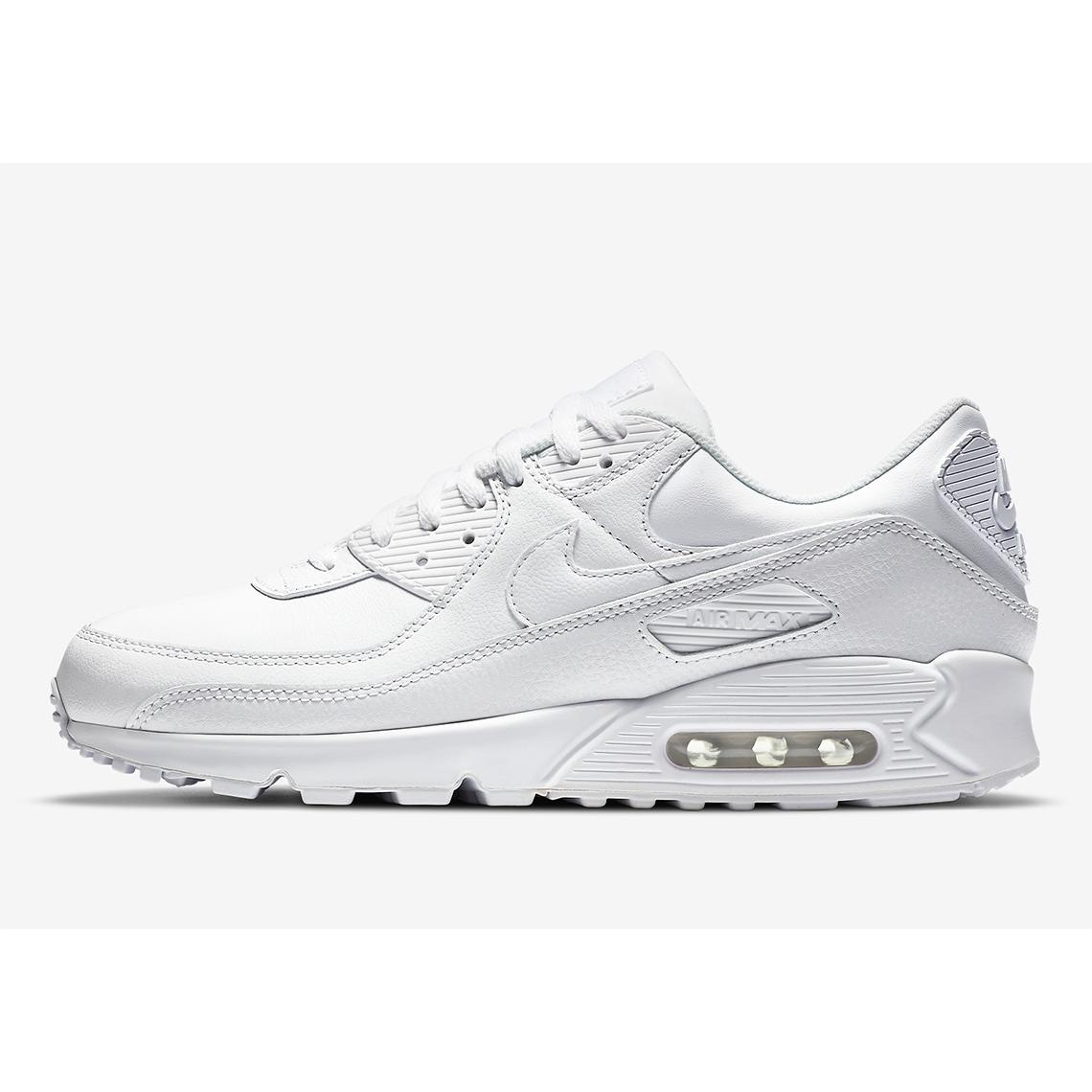 Men's Nike Air Max 90 LTR White/White-White (CZ5594 100)