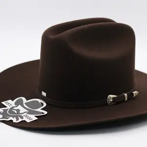 De Rancho Brown Tejana with Silver/Gold Buckle