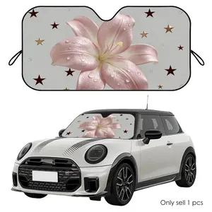 Spring flowers Sun Visor Stay Cool All Summer | Car Windshield Sun Shade UV Block Heat Reflective Cover | Foldable Easy Storage Universal Fit for Car SUV Truck Interior Protection