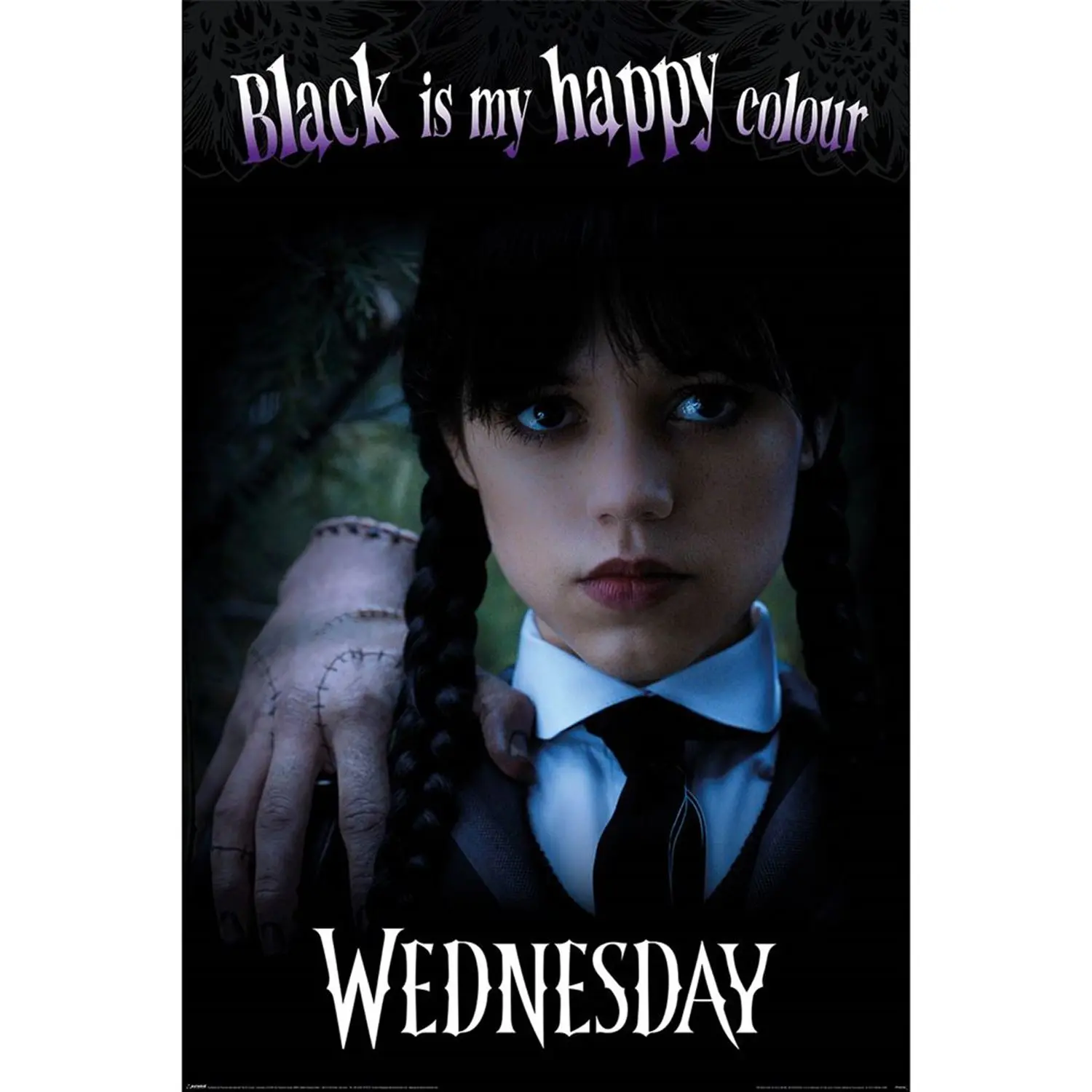 Wednesday Poster - High-Quality Glossy Paper Posters
