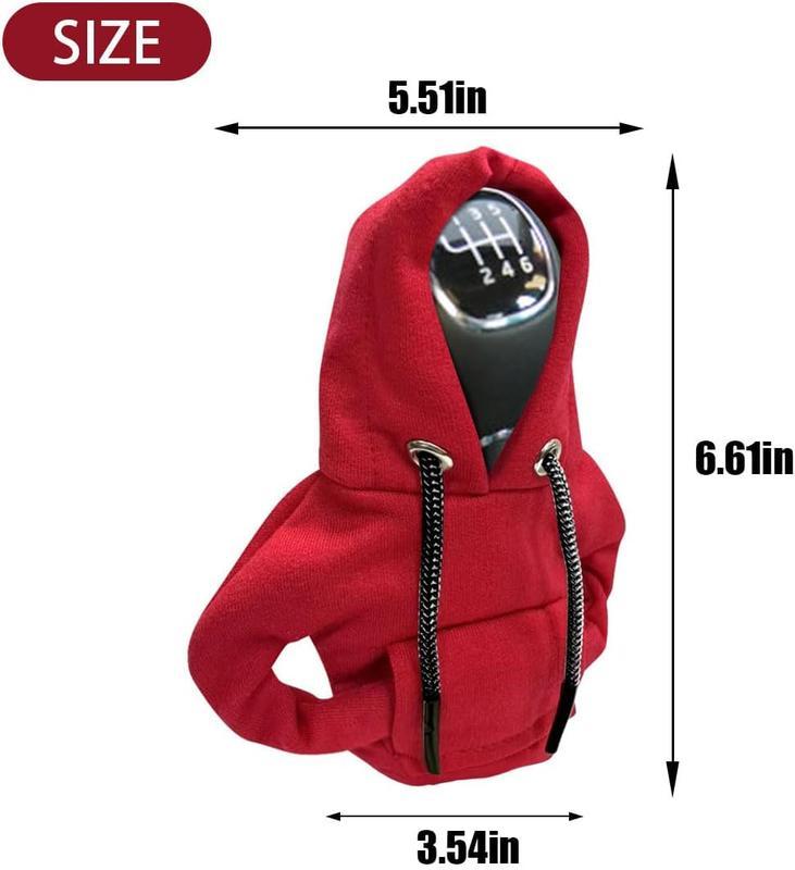 Car Gear Shift Hoodie, Fashionable Gear Shift Knob Cover, Mini Hoodie for Auto Shifter, Auto Interior Cute Gadgets, Universal Car Decoration Accessories