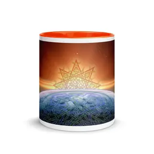 Derivation II - Celtic Knot - Coffee Mug with Color Inside