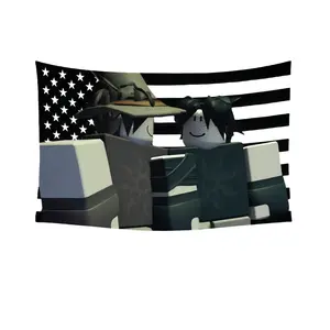 Two Time, Roblox tapestry, Patriotic, American Flag Wall Tapestries, Indoor Home Decor, Gift Idea, Dorm Room Tapestry Starry Sky Pattern