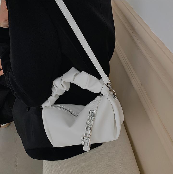 Women's New Shoulder Bag Fairy Student Underarm Bag Women's Pleated Handbag