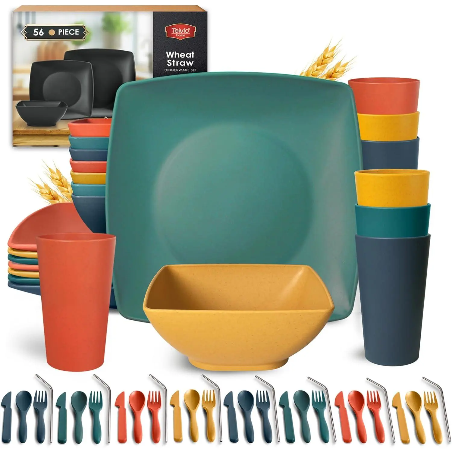 Service for 8 (Autumn Multicolor)