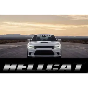 Hellcat Windshield Banner sticker decal Dodge Charger Challenger Mopar