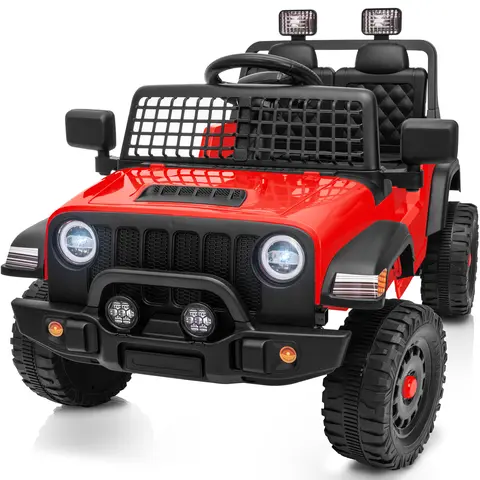 Hikiddo Kids Ride on Car Truck, Outdoorfun 12V Kids Electric Vehicles Car Ride on Toy for Toddlers with Remote Control