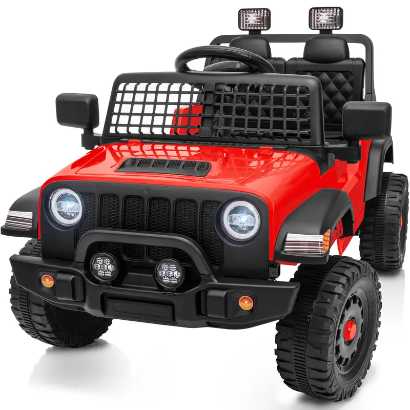 Hikiddo Kids Ride on Car Truck, Outdoorfun 12V Kids Electric Vehicles Car Ride on Toy for Toddlers with Remote Control