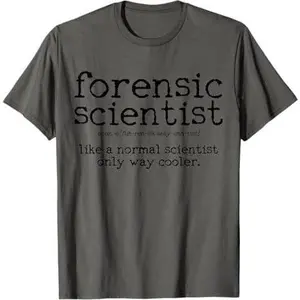 Forensic Scientist Definition Dictionary Science Funny Gift T-Shirt