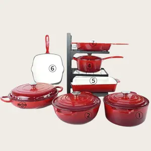 Cast Iron Enamel Cookware - 7 Different Options