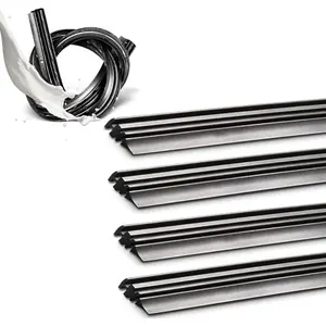 Wiper  Refills, 26 inch Wiper Refill Adjustable & Universally Compatible with Windshield Frameless Wipers. DIY Cut to Size, Suitable for , SUVs, , , 4 count