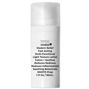 Mettalusso MORIIS Modern Relief Vegan OTC Calming Facial Moisturizer - Fragrance-Free Cosmetic with Vitamins, Rosemary, Apricot, Lightweight Spot Treatment, Daily Youth-Enhancing Skincare Lotion