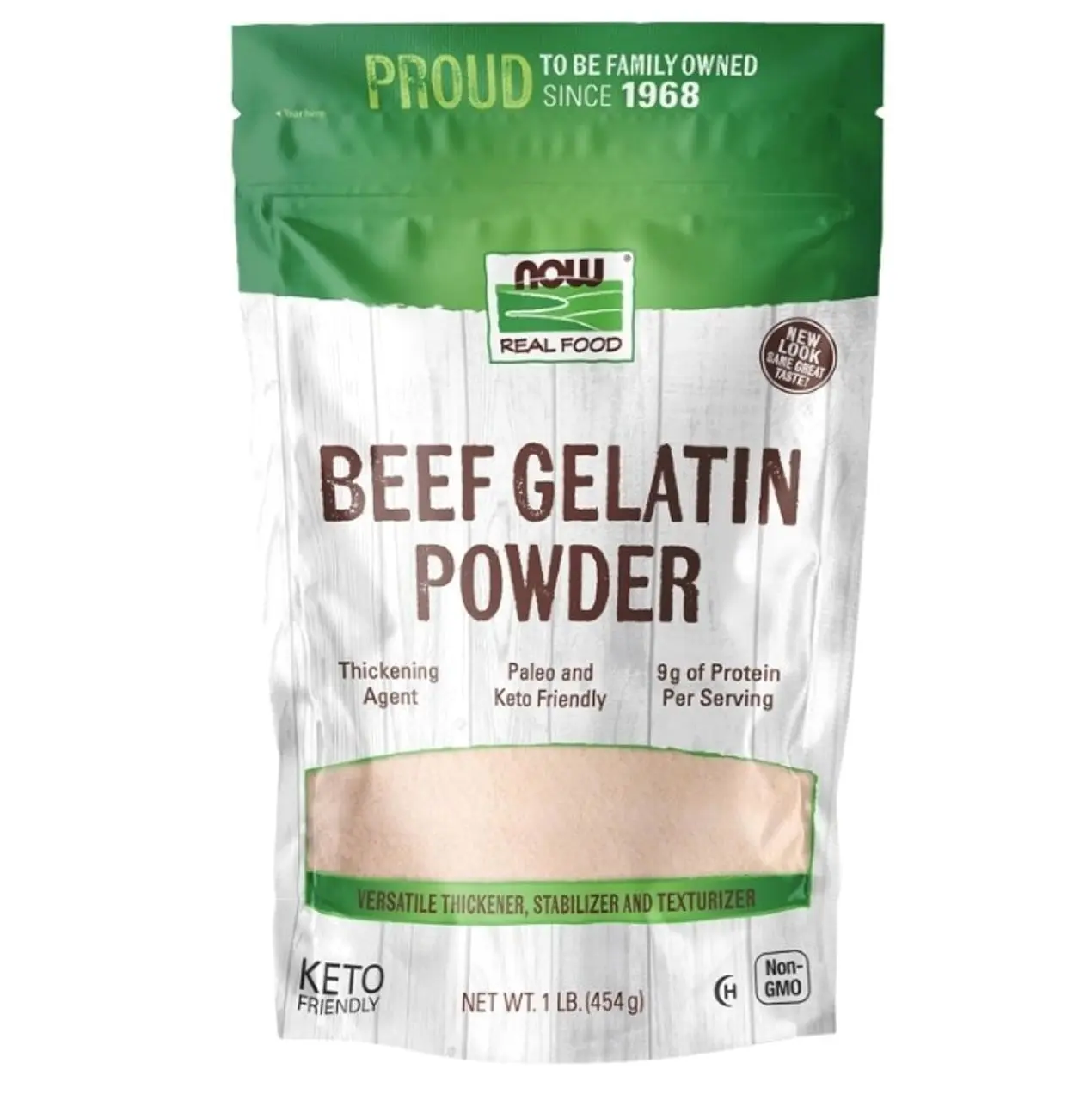 NOW Foods, Beef Gelatin Powder, Natural Thickening Agent, Source of Protein, 1-Pound (Packaging May Vary)