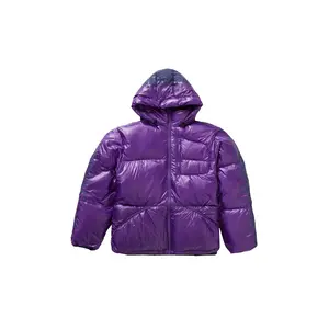 Hooded Down Jacket "FW21" FW21J24 PURPLE Hooded Down Jacket "FW21" FW21J24 PURPLE