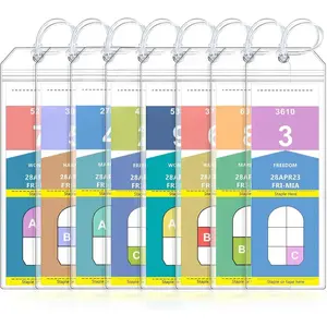 8 Pack Cruise Luggage Tag Holder, Cruise Essentials 2025 for NCL, Princess, Carnival, Royal Caribbean and Celebrity Cruise Luggage Tags for Travel Essentials