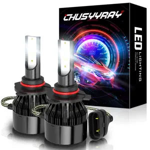 For 2015 2016 2017 2018 2019 2020 2021 Dodge Charger - 2pc LED Headlight Kit Bulbs 9005 6000k white