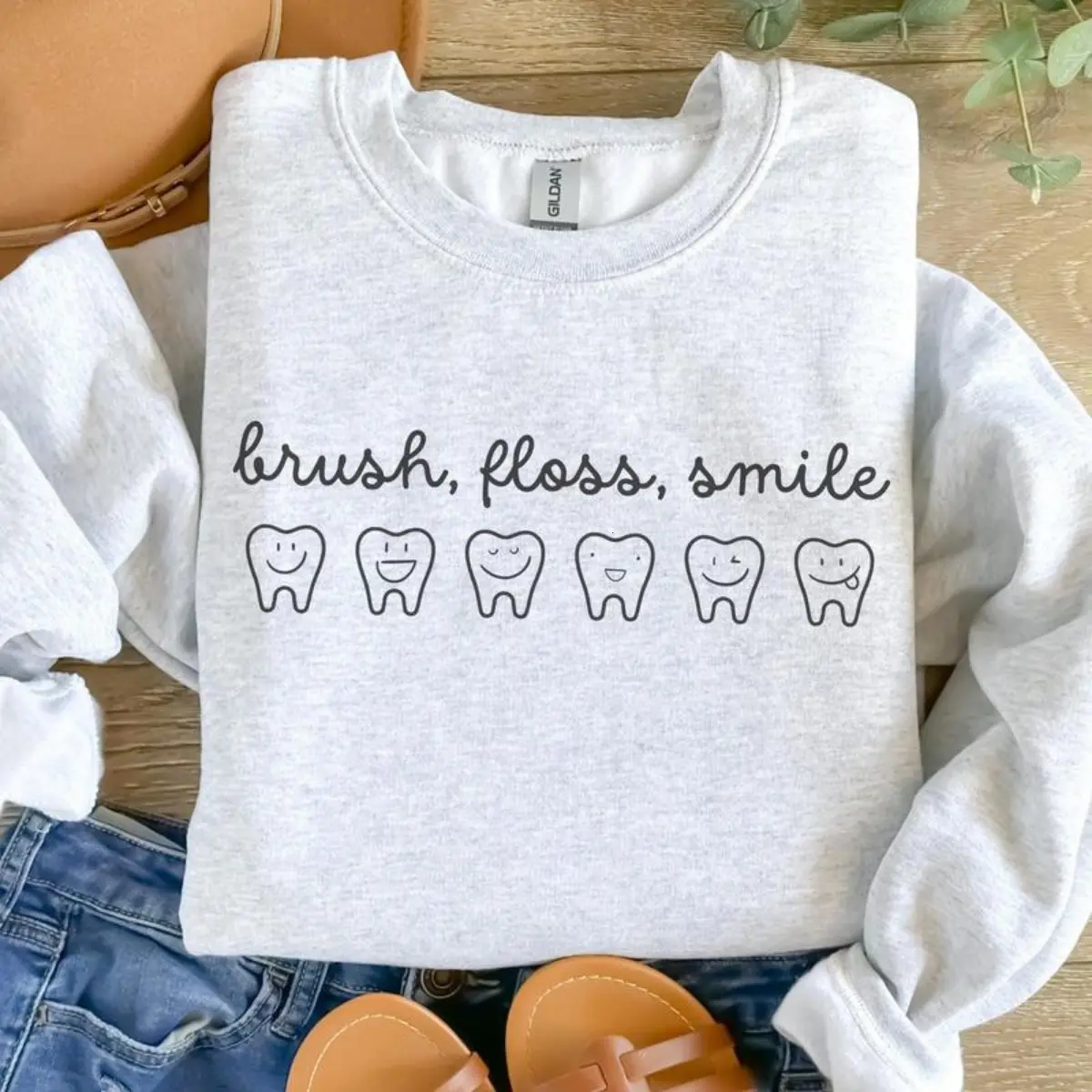 Dentist Shirt, Sweatshirt, Dental Hygienist Gift, Crewneck for Dental Assistant, Dental School Sweater Cotton Unisex, Student or Future Dentist