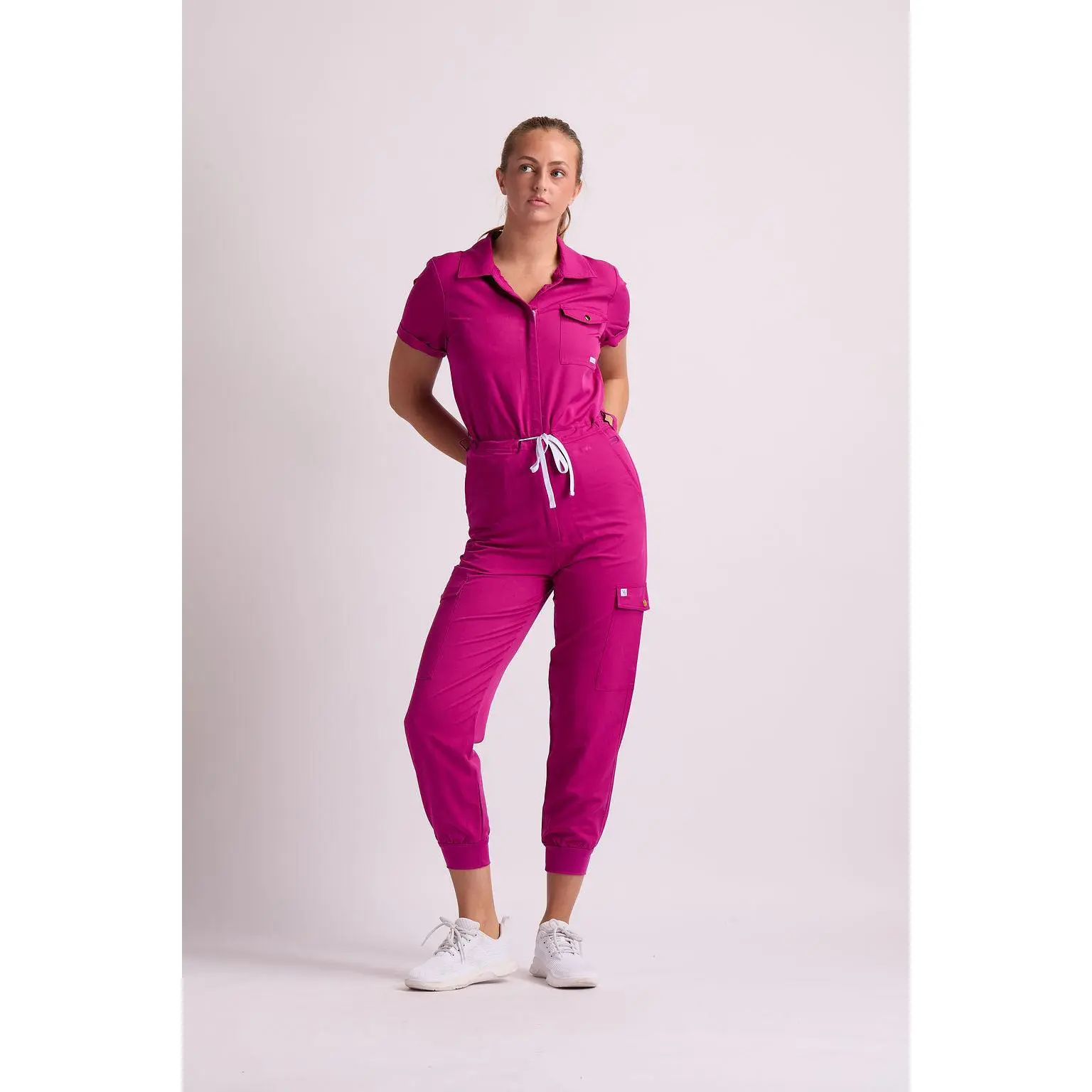 Mary C  Nine Pocket Jumpsuit Scrub